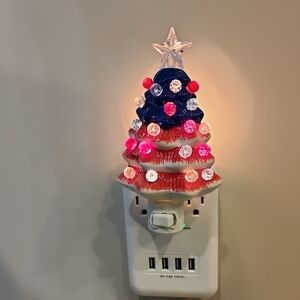 Festive Christmas Tree Night Light